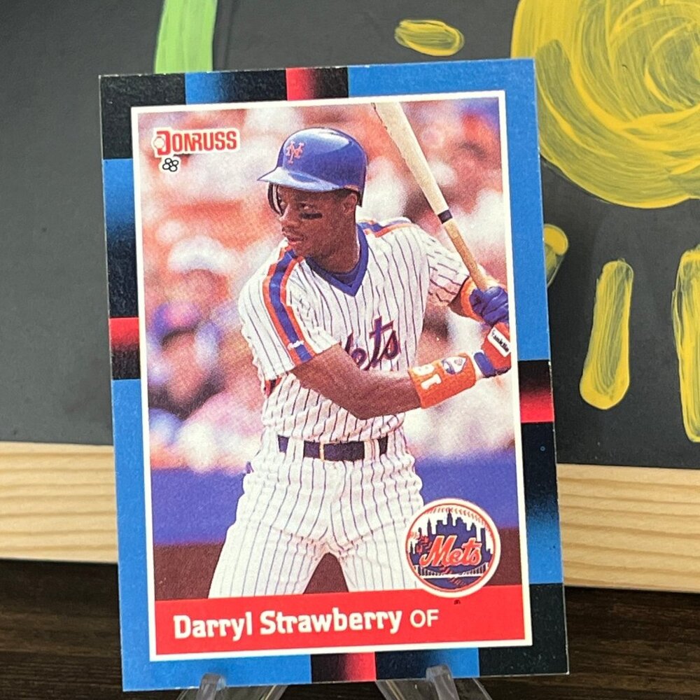 1988 Donruss Darryl Strawberry #439 Baseball Card New York Mets